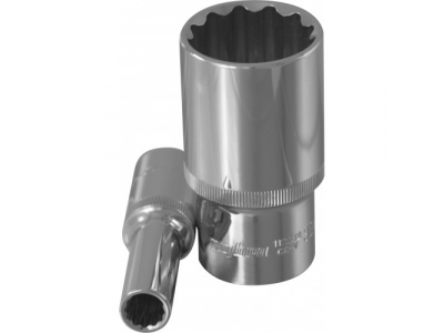 Головка торцевая 12 гранная глубокая 1/2"DR 11мм., Ombra 112211 от OMBRA Головка торцевая 12 гранная глубокая 1/2"DR 11мм., Ombra 112211