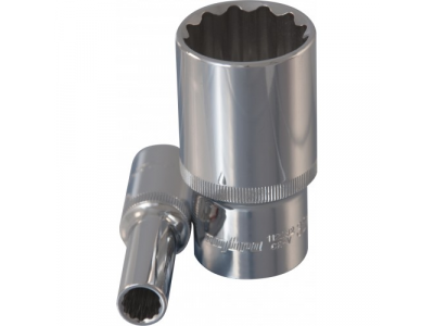 Головка торцевая 12 гранная глубокая 1/2"DR 11мм., Ombra 112211 от OMBRA Головка торцевая 12 гранная глубокая 1/2"DR 11мм., Ombra 112211