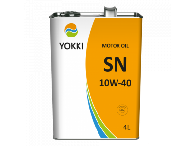 YOKKI SAE 10W40 API SN/CF п/синт. бензин/дизель 4 л от YOKKI YOKKI SAE 10W40 API SN/CF п/синт. бензин/дизель 4 л