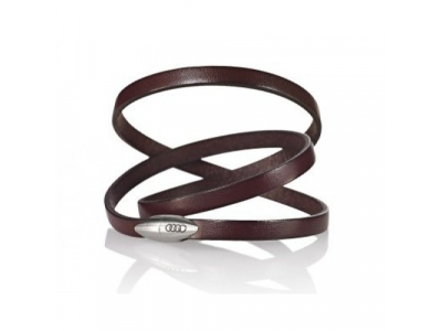 Мужской кожаный браслет Audi Men’s leather bracelet, артикул 3291101000 от VAG Мужской кожаный браслет Audi Men’s leather bracelet, артикул 3291101000