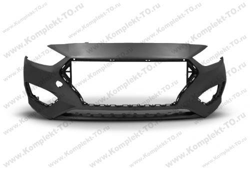 Бампер передний с 2017 не крашенный для ХУНДАЙ SOLARIS 2 JH02ACT17016 Бампер передний с 2017 не крашенный для ХУНДАЙ SOLARIS 2 JH02ACT17016