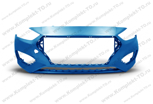 Бампер передний с 2017 Marina Blue (СИНИЙ) для ХУНДАЙ SOLARIS 2 JH02ACT17016N4U Бампер передний с 2017 Marina Blue (СИНИЙ) для ХУНДАЙ SOLARIS 2 JH02ACT17016N4U